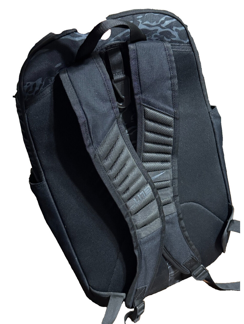 Nike Hoops Elite Pro 38L Basketball Backpack Tiger Camo Black Grey BA5555-011 - Picture 7 of 14